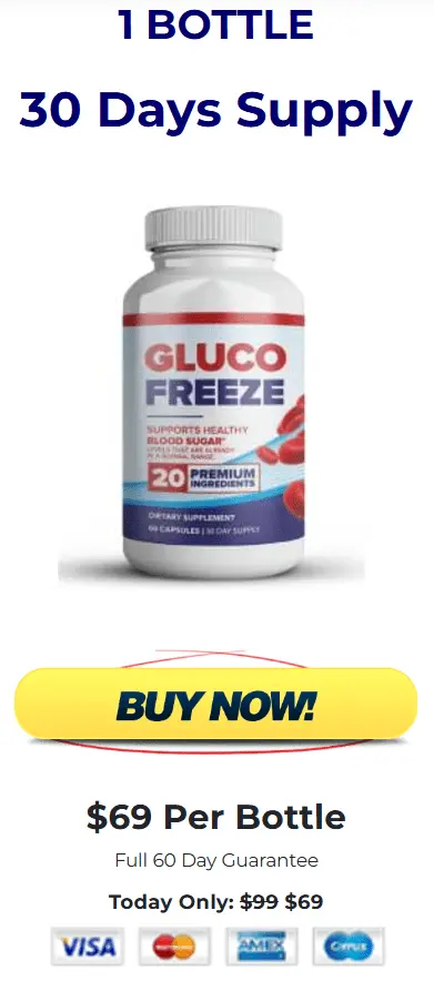 glucofreeze buy 1 bottle
